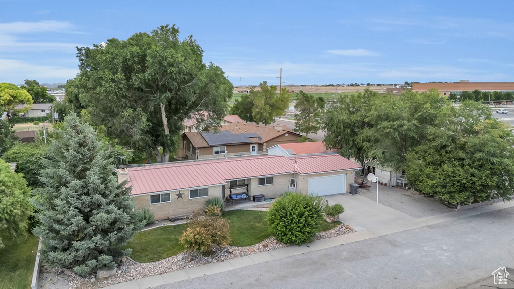 View of birds eye view of property