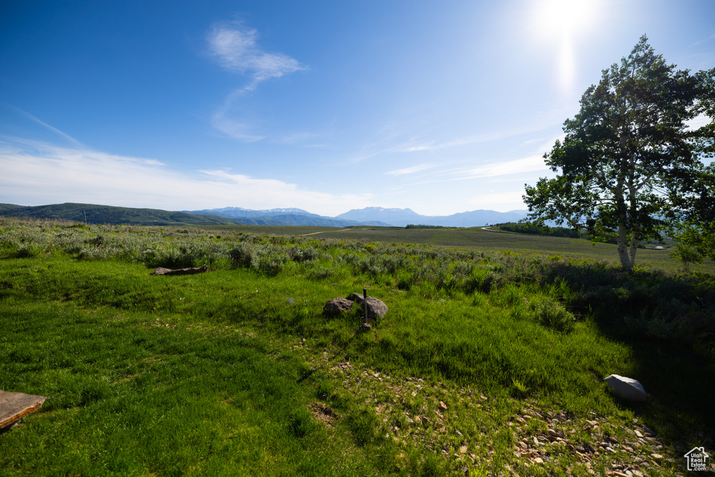 View of mountain view