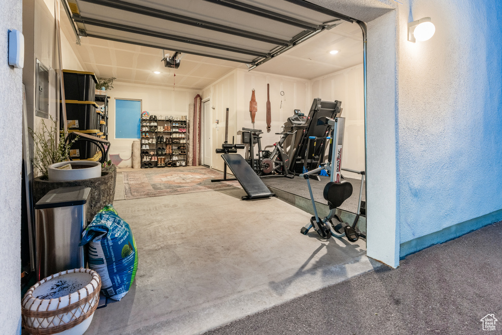 View of exercise room