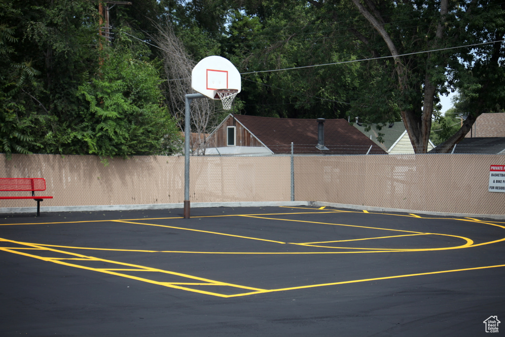 View of sport court