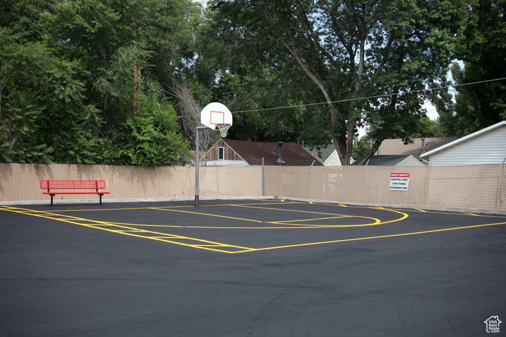 View of sport court