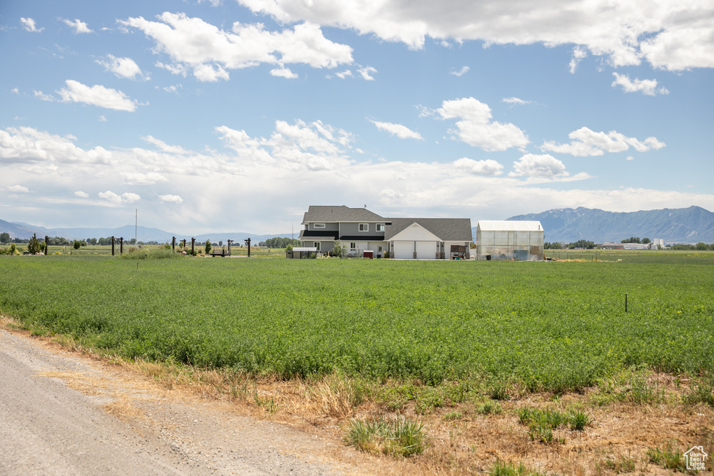 Exterior space with a rural view