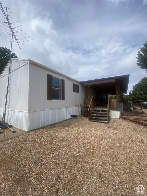 View of rear view of house