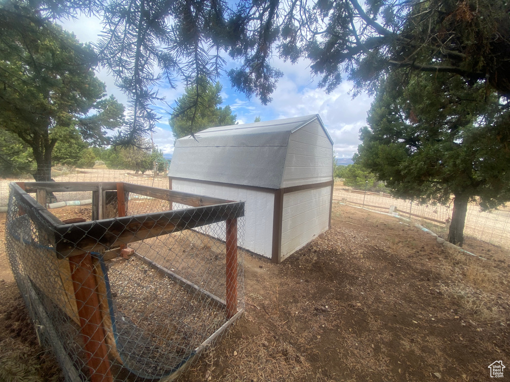 View of outbuilding