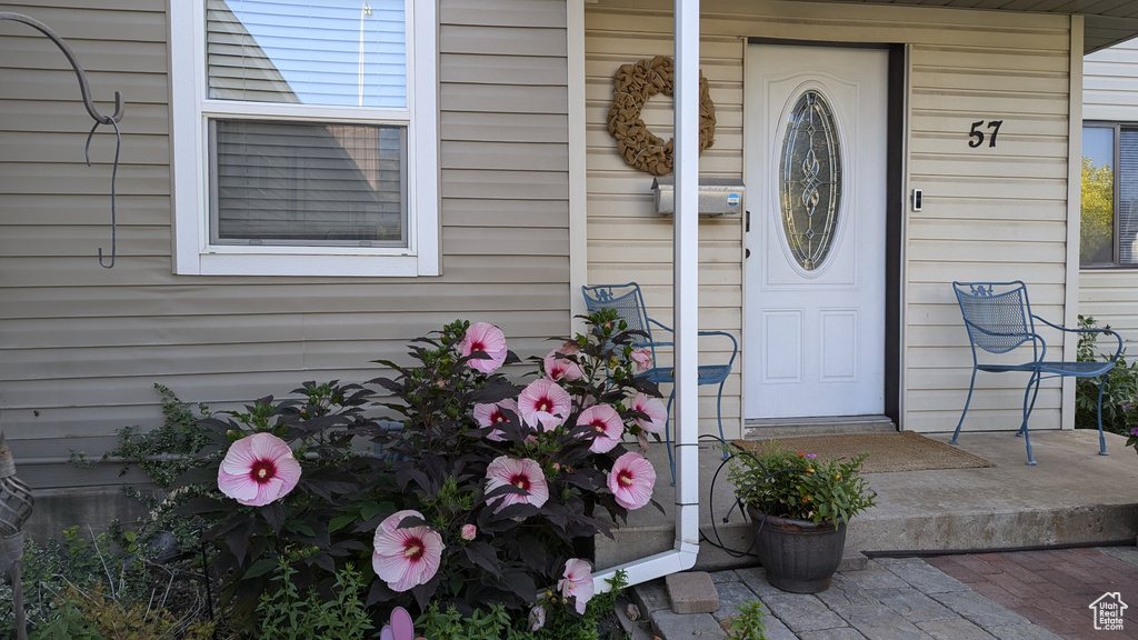 View of entrance to property