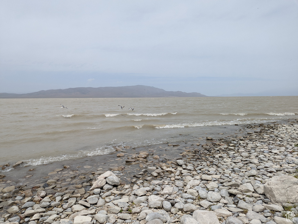 Property view of water featuring a mountain view