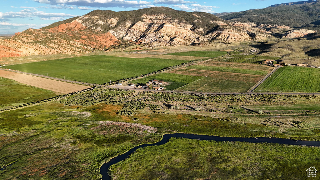 View of mountain feature featuring a rural view