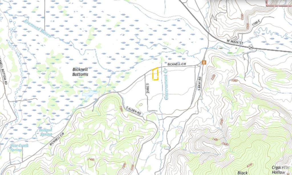 Map location