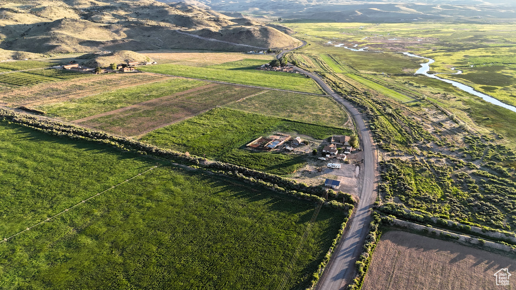 Drone / aerial view with a rural view