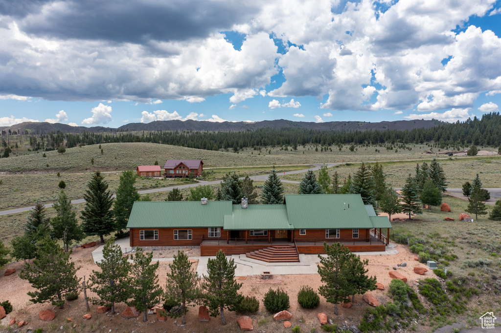 Property view of mountains featuring a rural view