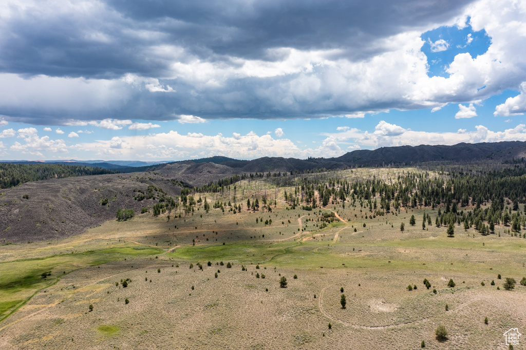 Mountain view with a rural view