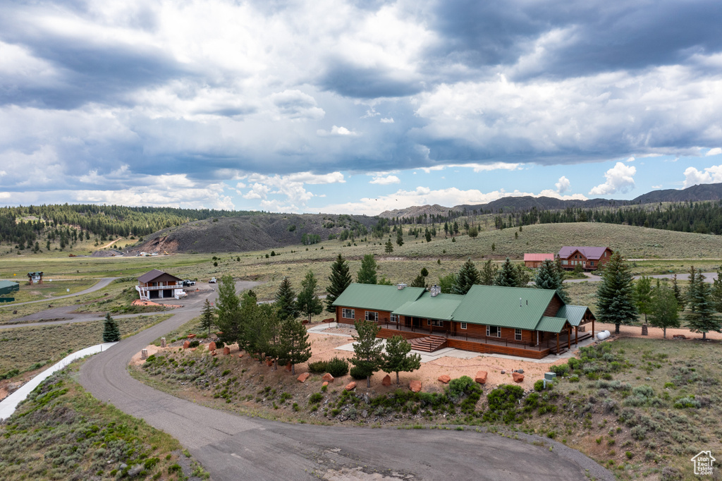 Property view of mountains featuring a rural view