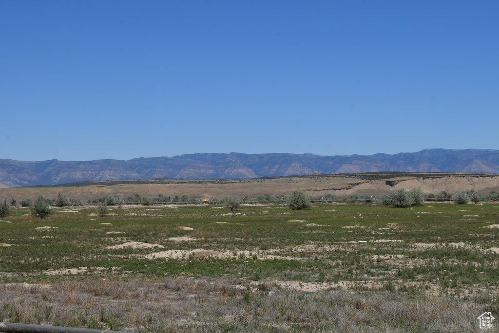 View of mountain feature with a rural view