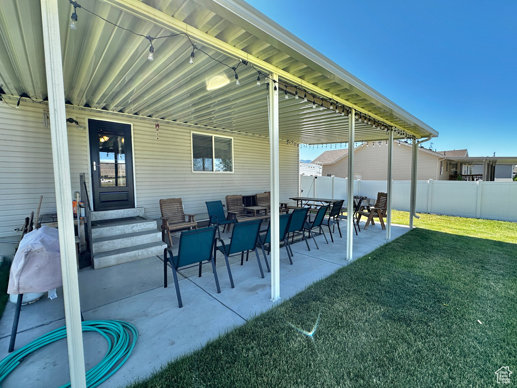 View of patio