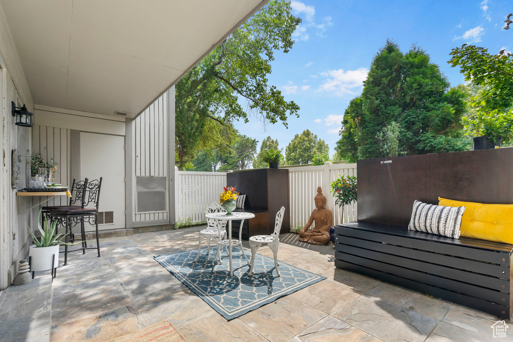 View of patio