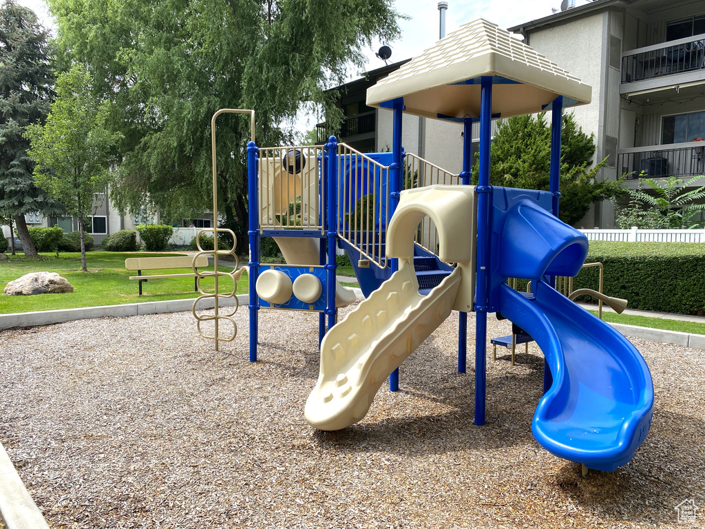 View of jungle gym