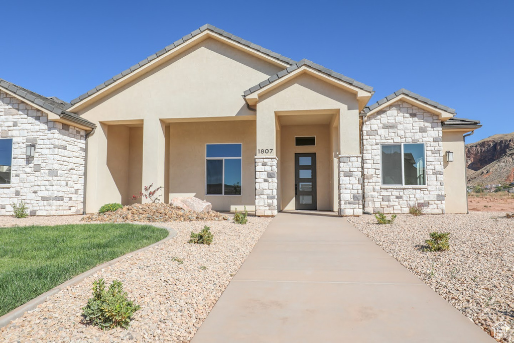 View of front of property