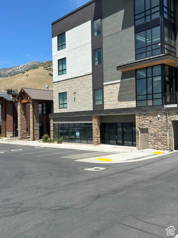 View of property featuring a mountain view