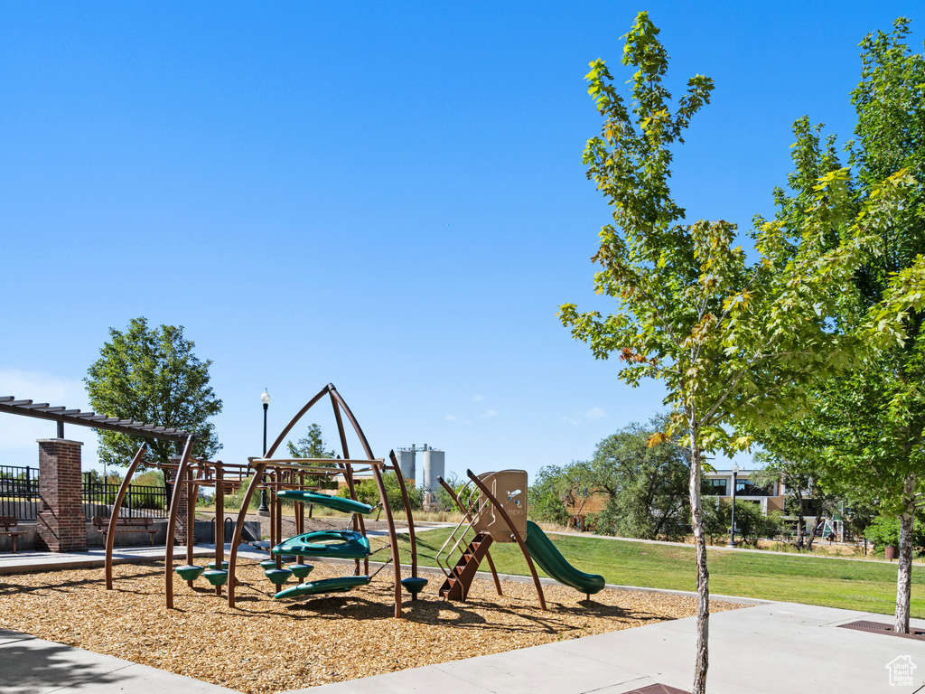 View of jungle gym