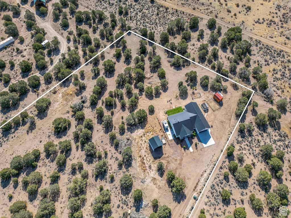 Bird's eye view with a rural view