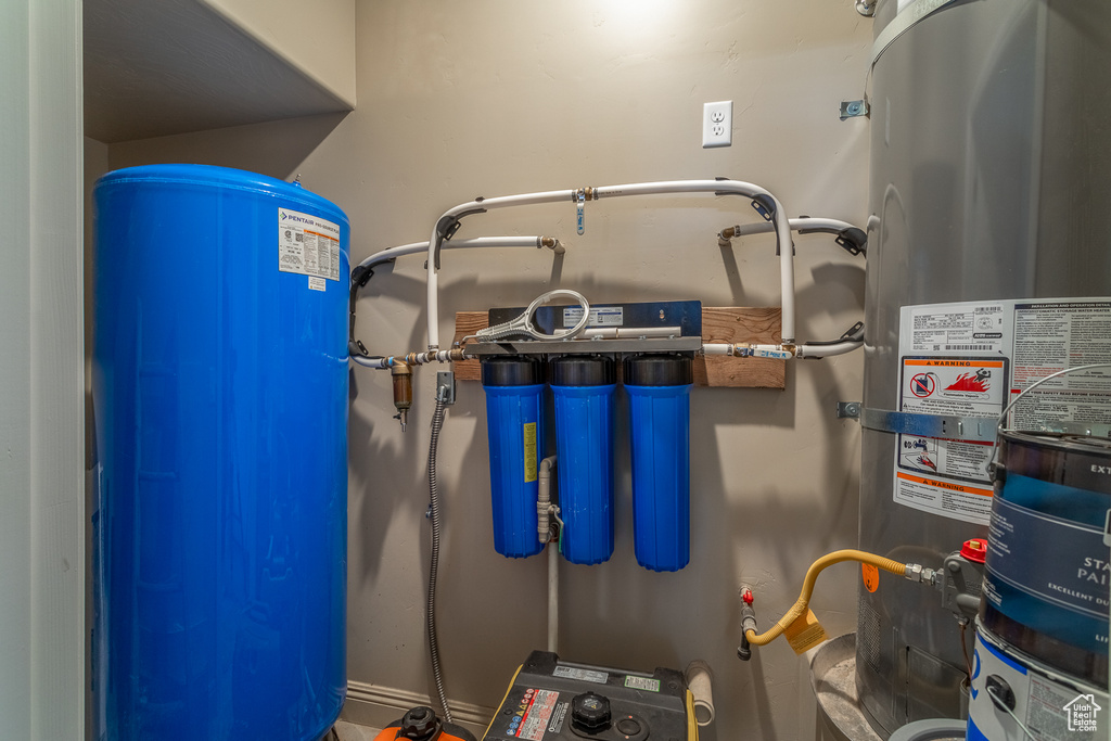 Utilities with water heater