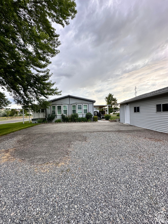 View of front of property