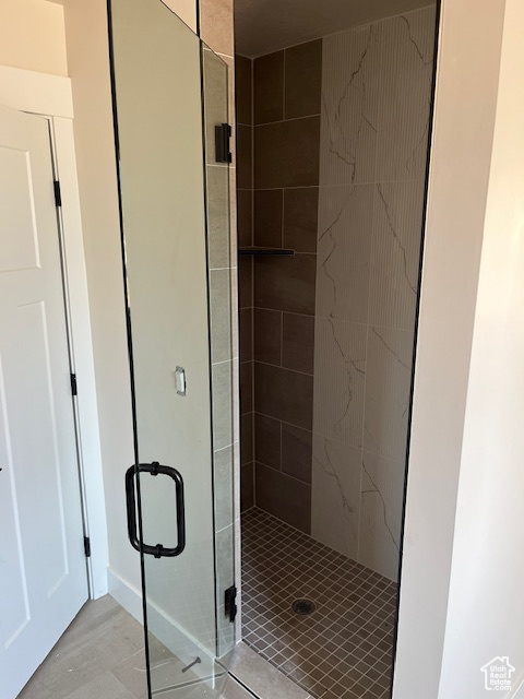 Bathroom with walk in shower