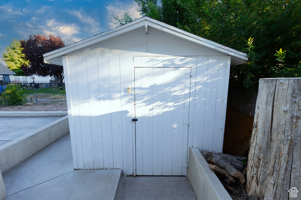 View of outdoor structure