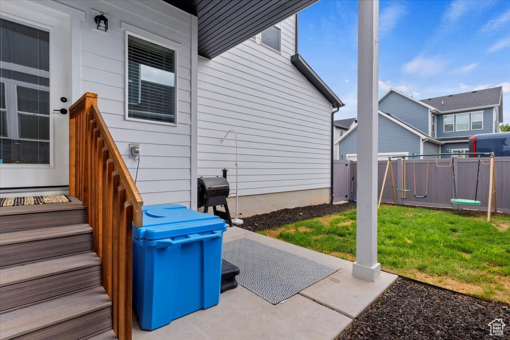 View of patio / terrace featuring grilling area