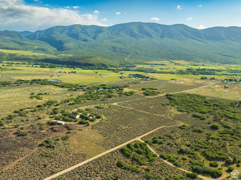 View of mountain feature featuring a rural view