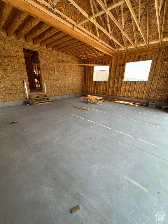 Misc room with concrete flooring