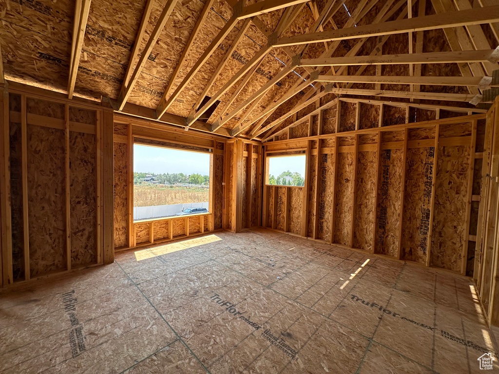 View of attic