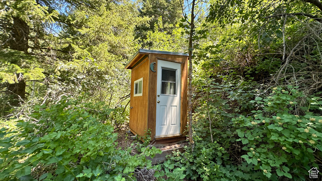 View of outbuilding