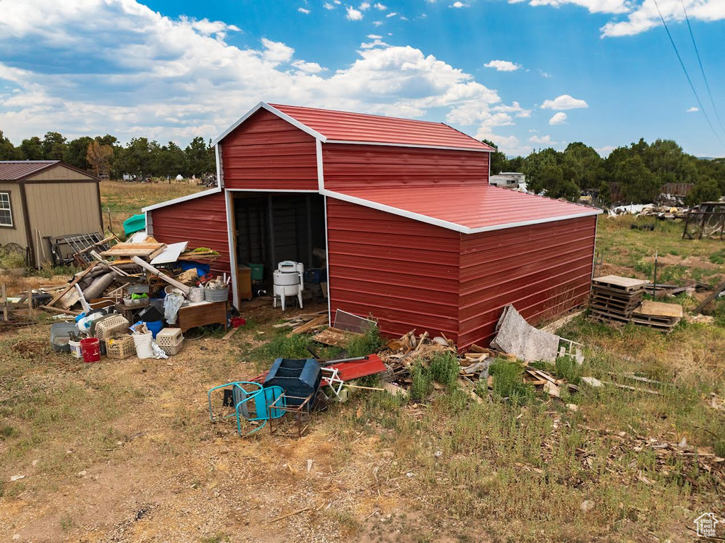 View of outdoor structure