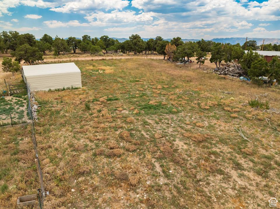 Bird\'s eye view featuring a rural view