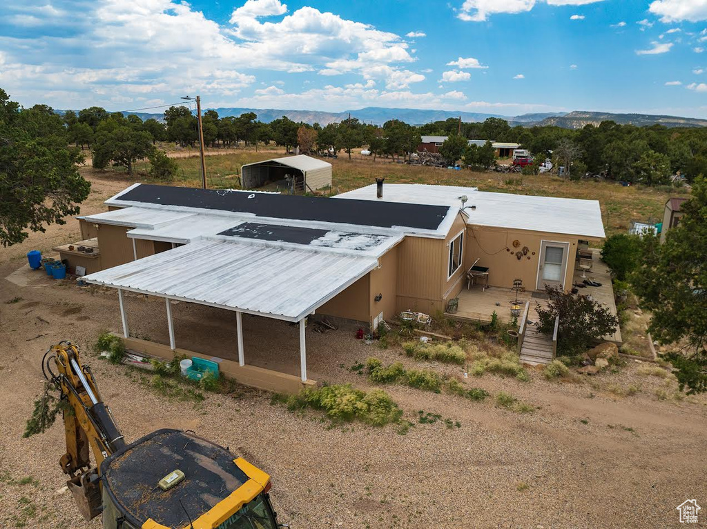 Exterior space with a carport