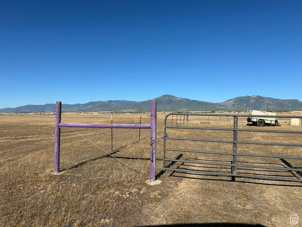 Exterior space featuring a mountain view and a rural view