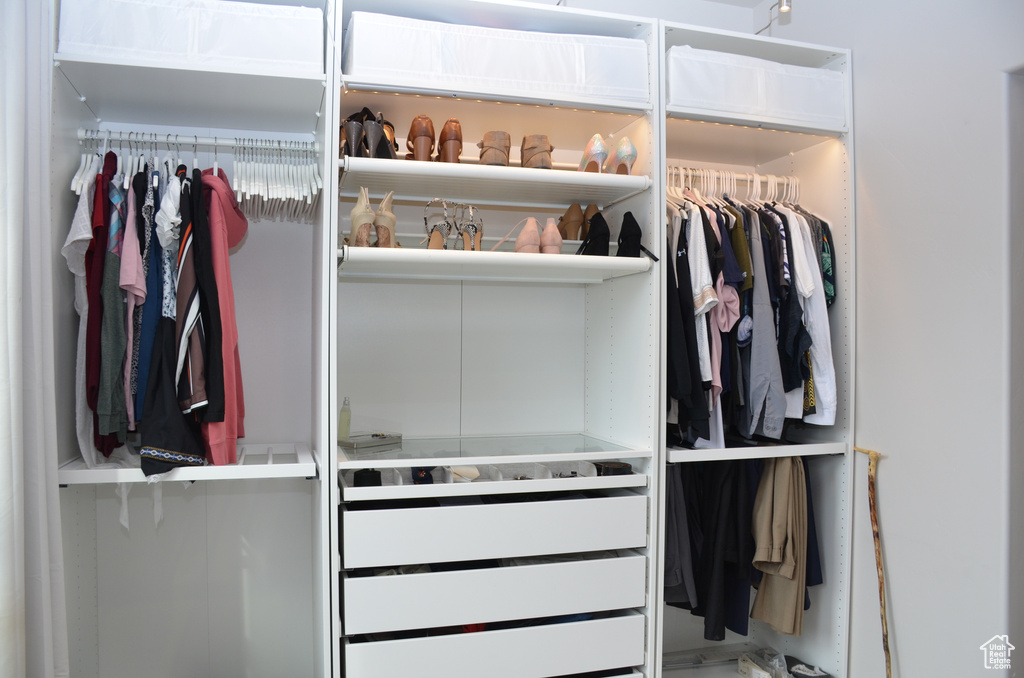 View of closet