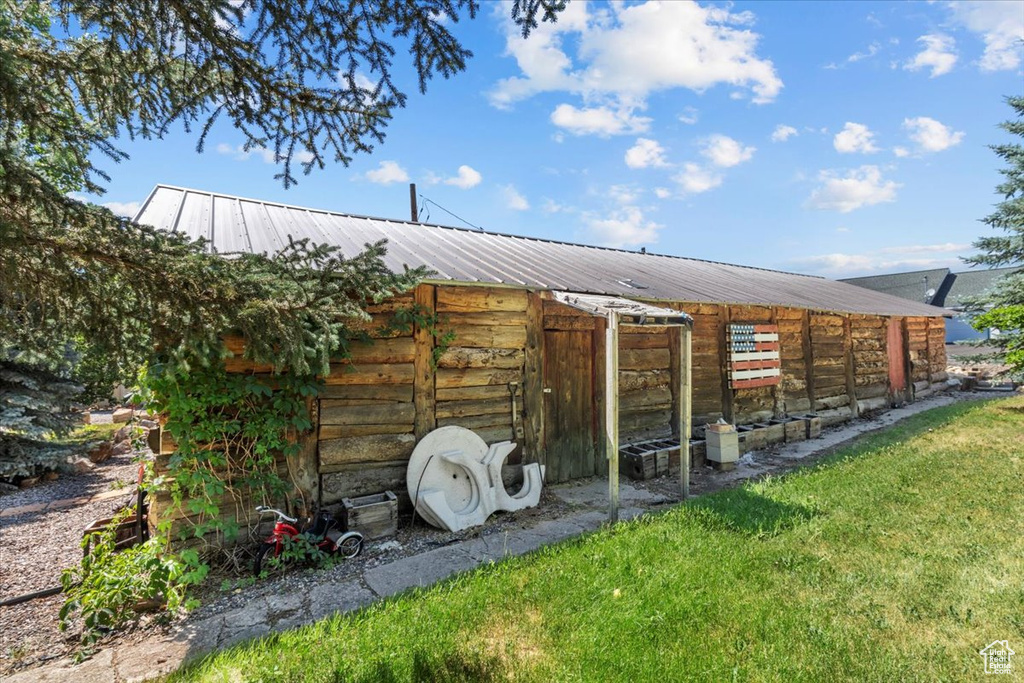 View of outbuilding