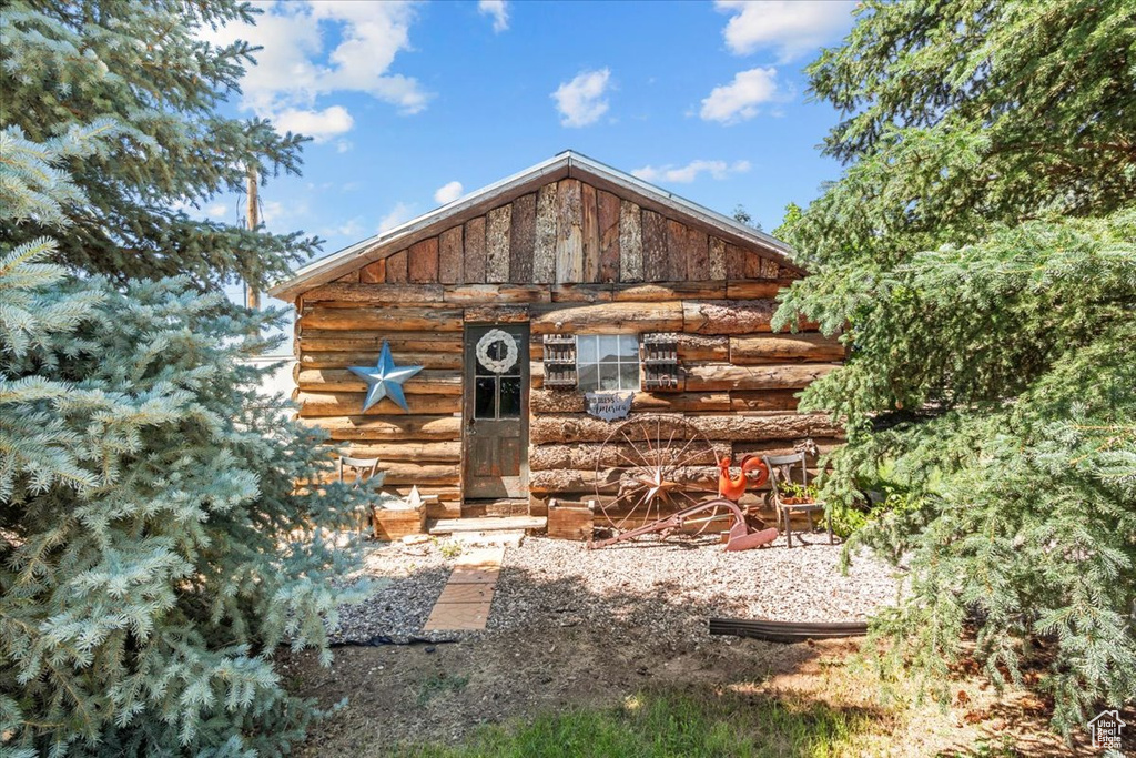 View of outbuilding