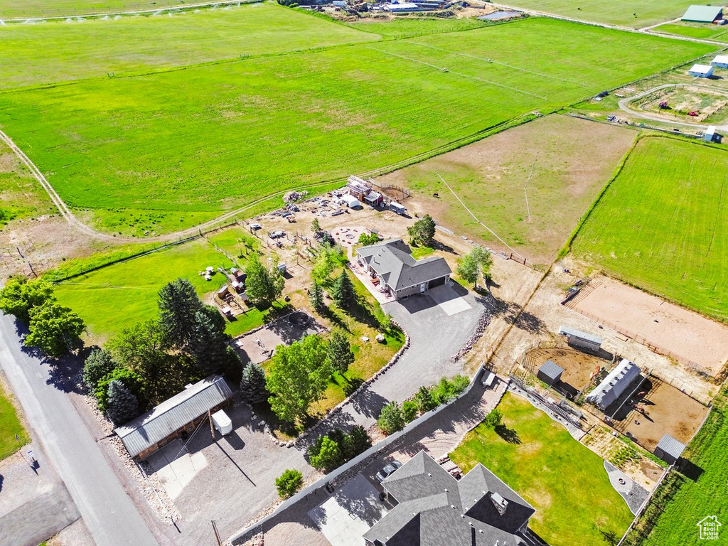 Drone / aerial view with a rural view