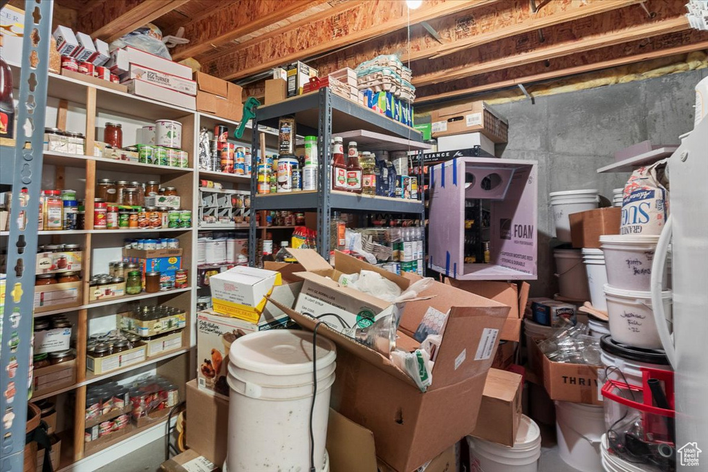 View of storage room