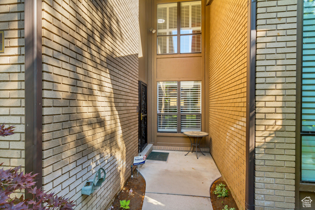 View of entrance to property