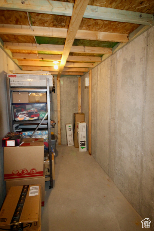 View of basement