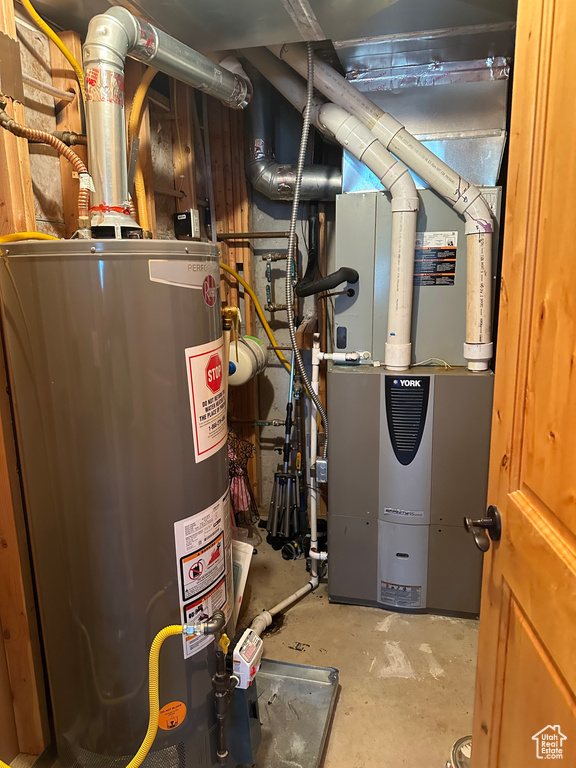 Utilities featuring water heater