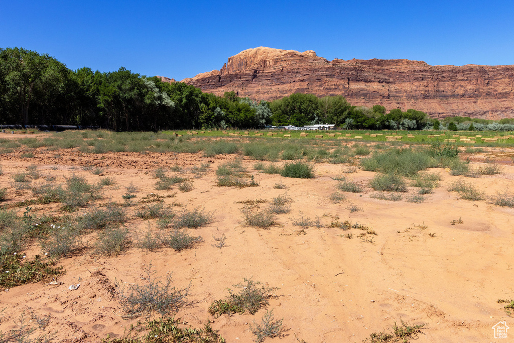 Property view of mountains featuring a rural view