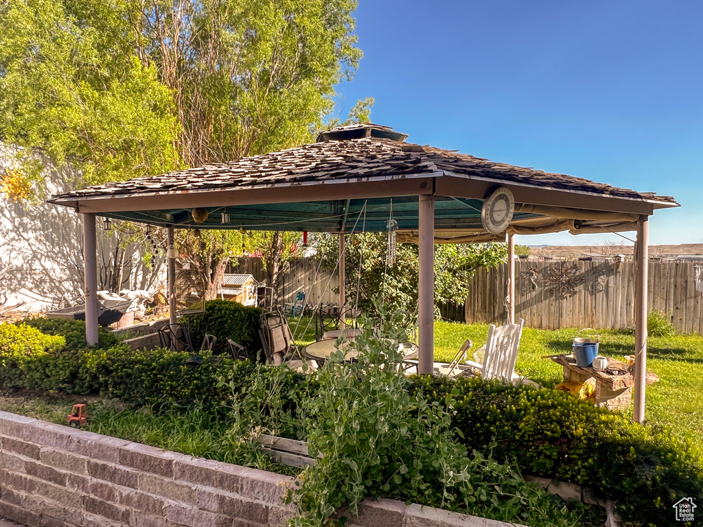 View of patio