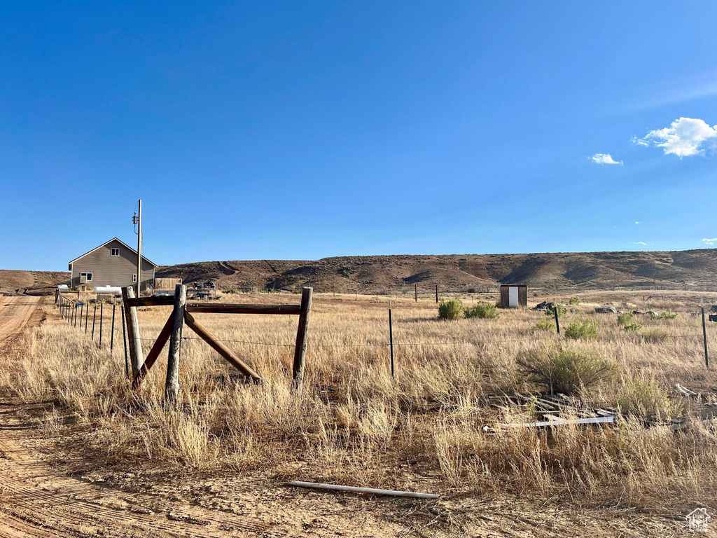 View of yard featuring a rural view