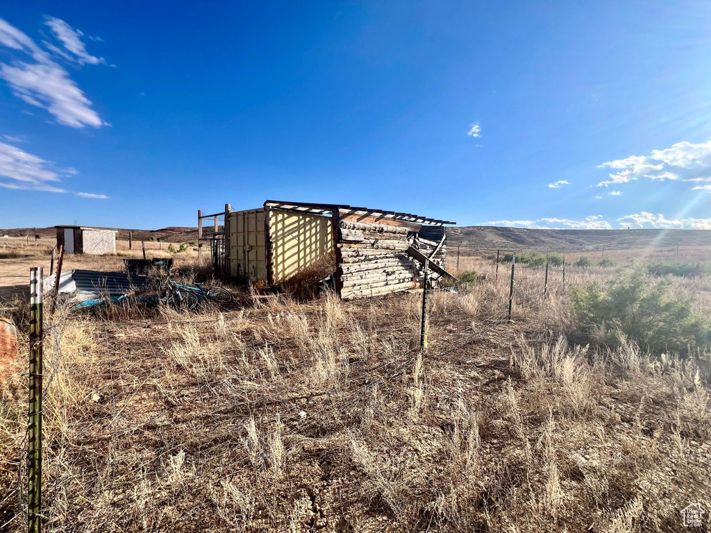 Exterior details with a rural view