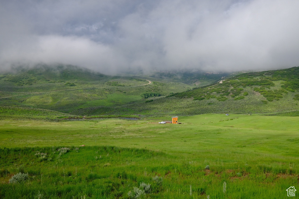 View of home's community with a mountain view